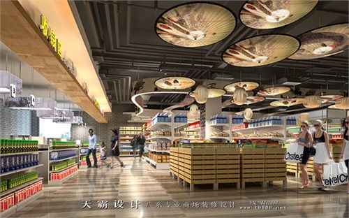 獨特性商場裝修設計效果圖欣賞天霸設計作品 中山協(xié)成廣場